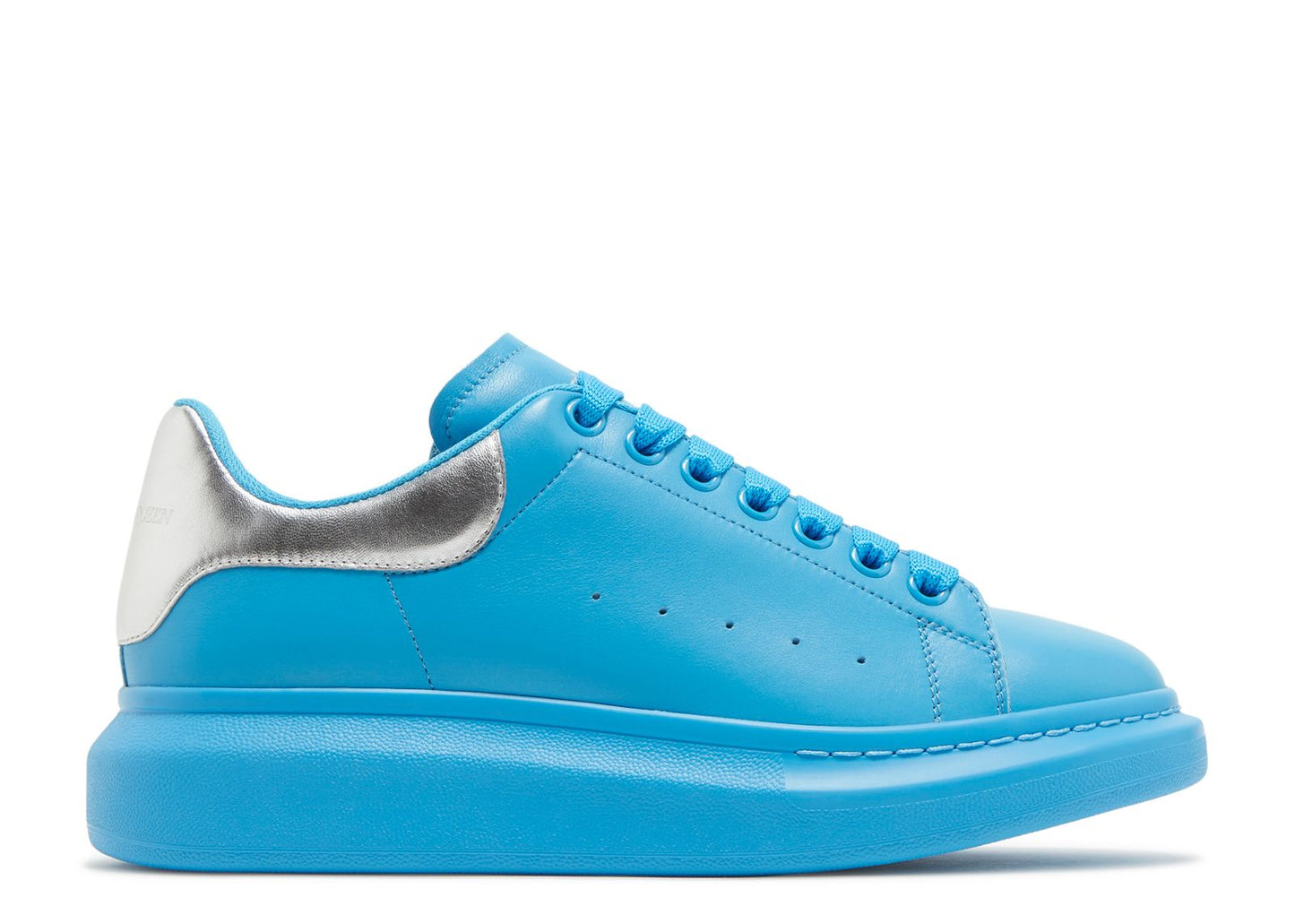 Alexander McQueen Oversized Sneaker Painter Blue Silver