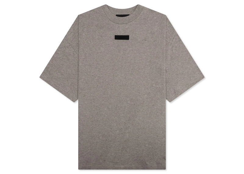 ESSENTIALS ESSENTIALS S/S TEE - HEATHER GREY