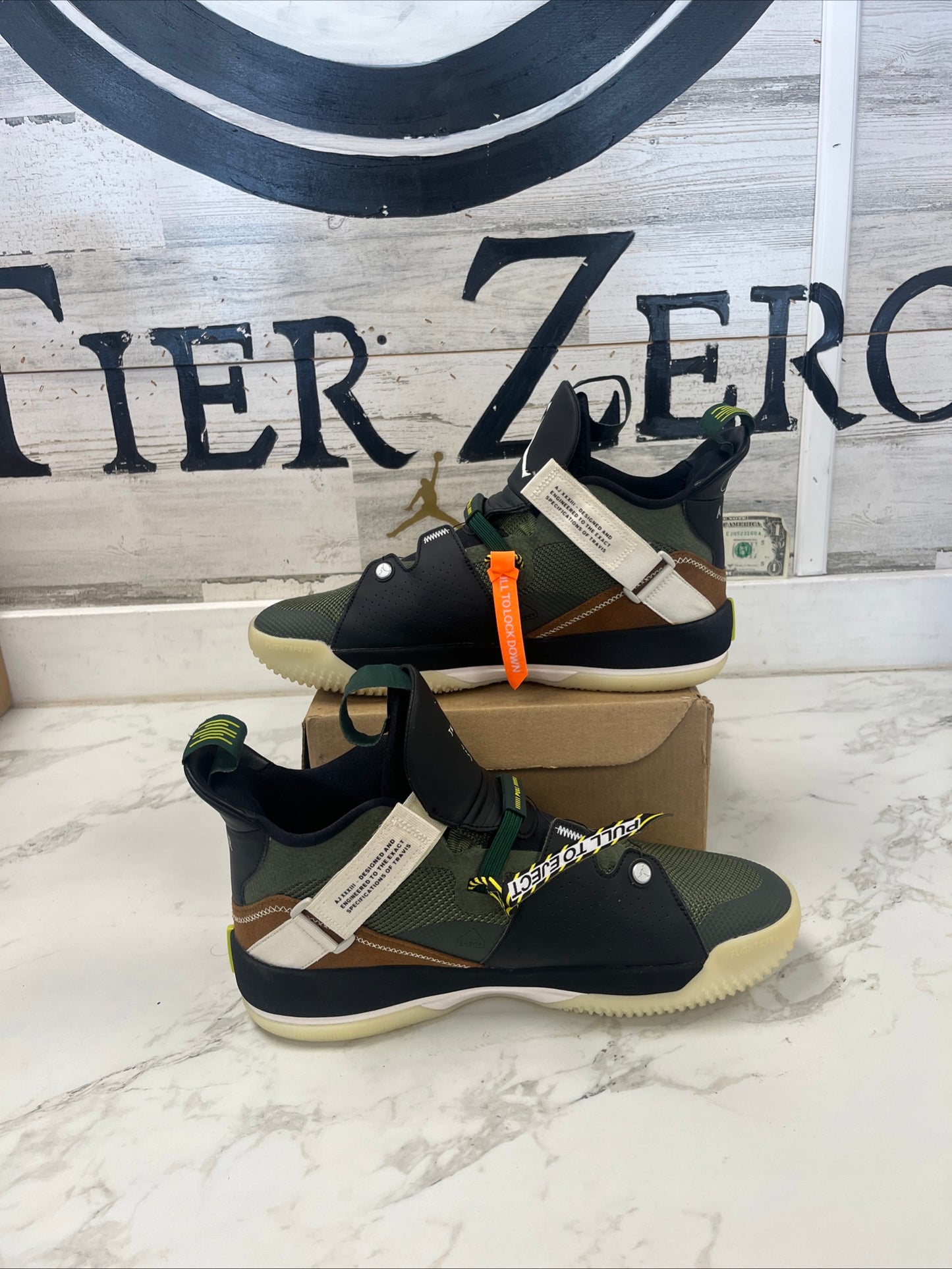 Travis Scott x Air Jordan 33 NRG Army Olive