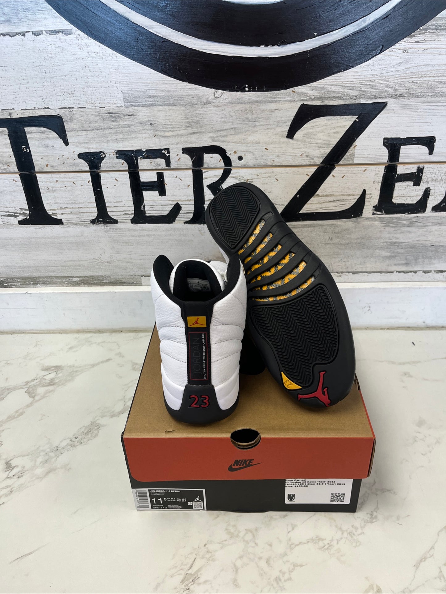 Air Jordan 12 Retro Taxi 2013