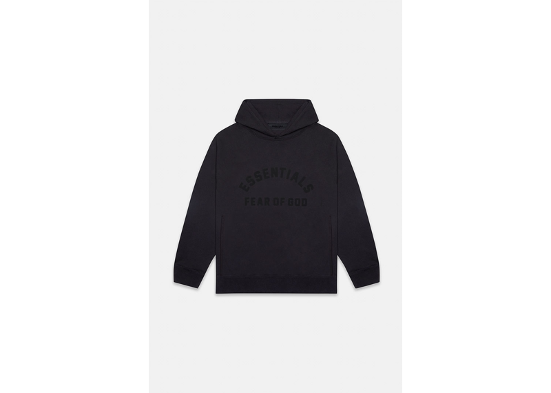 essentials Arch Hoodie Jet Black