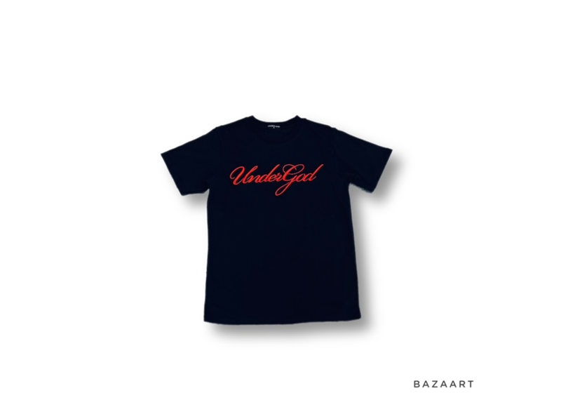 UnderGod Script tee Black