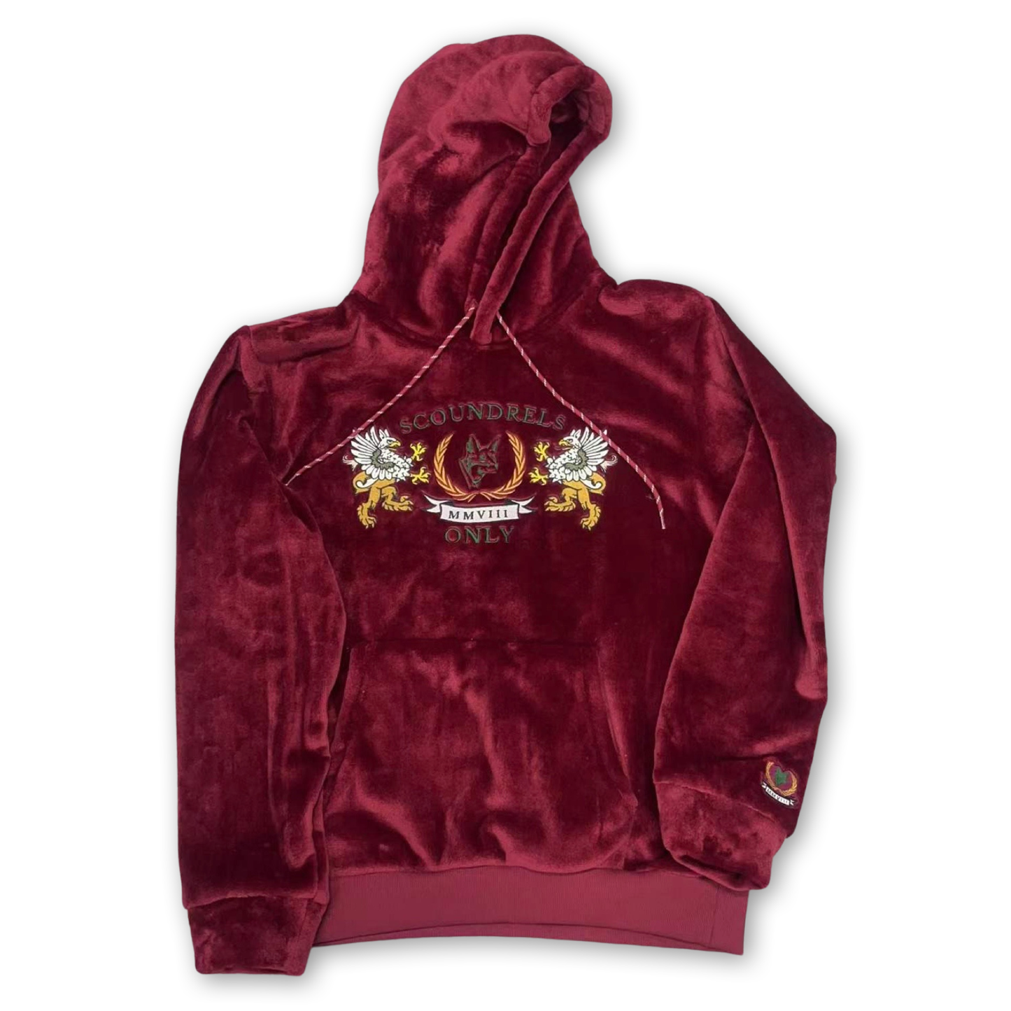 SO ICON FLEECE HOODY (CRANBERRY)
