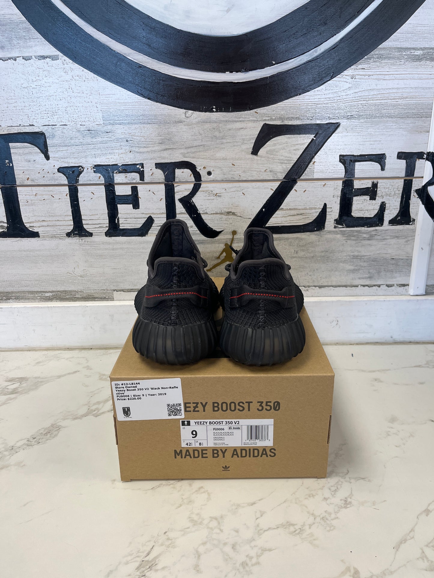 Yeezy Boost 350 V2 Black Non-Reflective