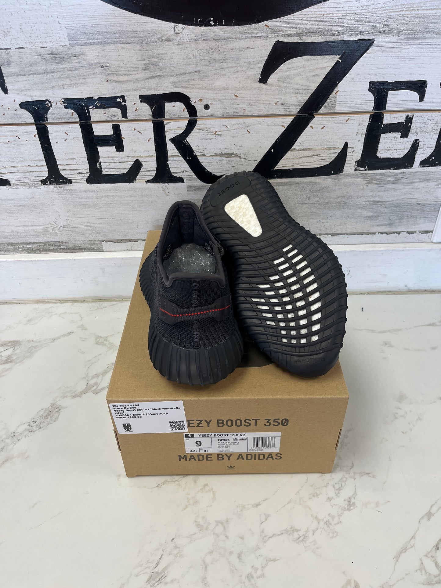 Yeezy Boost 350 V2 Black Non-Reflective