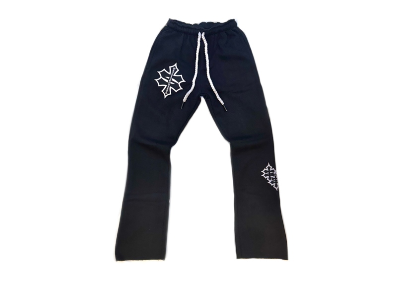 Billionaire Black Cross Sweats