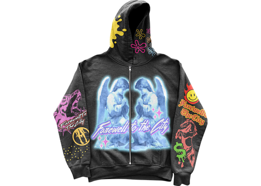 Farewell To The City Zip Up Hoodie