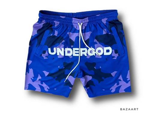 UnderGod Shorts Camo Blue
