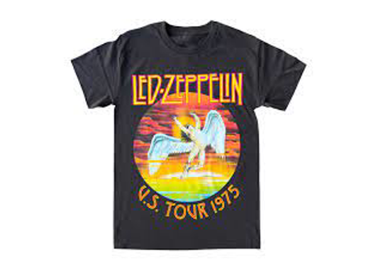 Led Zeppelin Tour 1975 Graphic Tee