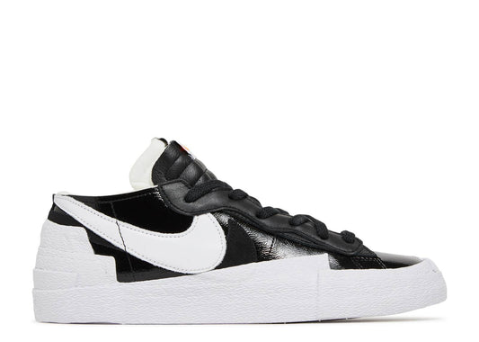 sacai x Blazer Low Black Patent