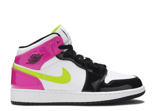 Air Jordan 1 Mid SE GS Cyber Active Fuchsia